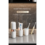 Travel Storage mouthwash Mug, Transparent Toothbrush Mug, Dual-Purpose Couple Tooth Cup universal Four cups In Australia - Darrahopens