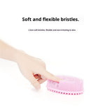 Body Scrubber  Infused Silicone Shower Brush, Tested Dual Sided, Stays Fresher Longer,  Certified Gentle Exfoliating Loofah Alternative Sensitive Skin Women In Australia - Darrahopens