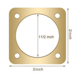 4-piece predator protection device suitable for bird houses, sturdy wooden bird house protection device, predator protection device for bird houses（Inner hole 1 1/2 inch）