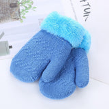 More velvet gloves for children, lovely thick full-finger gloves, gloves for babies and toddlers