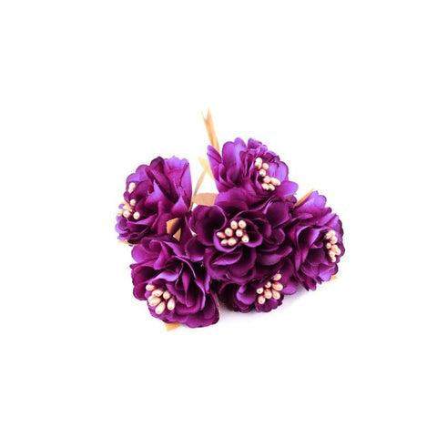 MINI FABRIC FLOWERS TOPPING for Hat Decoration - High Quality Product