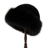 Women's Mongolian Fur Hat with Fur Trim, Windproof and Ear Protection for Cold Weather and Snow In Australia - Darrahopens