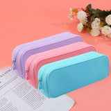 Large Soft Silicone Waterproof Pencil Case for School, Creative Gradient Color Pencil Case with Random Zipper In Australia - Darrahopens