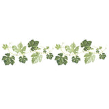 Green leaf wall stickers for bedroom, corner decoration, art mural, baseboard, wallpaper, home decor 16 cm * 60 cm