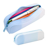 Large Soft Silicone Waterproof Pencil Case for School, Creative Gradient Color Pencil Case with Random Zipper In Australia - Darrahopens