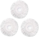 3 Pack Spin Mop Replacement Head for Hurrica, Mopnad, Cassabel and Other 360 Spin Mop Systems, Microfiber Spin Mop Refills (3pc-White) In Australia - Darrahopens