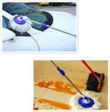 3 Pack Spin Mop Replacement Head for Hurrica, Mopnad, Cassabel and Other 360 Spin Mop Systems, Microfiber Spin Mop Refills (3pc-White) In Australia - Darrahopens