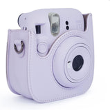 Instant Mini 12 Protective Camera Case for Fujifilm Instax Mini 12/11,Premium PU Leather Camera Bag Cover with Pocket and Removable&Adjustable Strap (Lilac Purple) In Australia - Darrahopens
