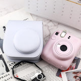 Protective Case Compatible with Fujifilm Instax Mini 12 11 9 8 Instant Film Camera with Pocket and Adjustable Strap (White) In Australia - Darrahopens