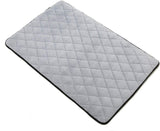 Extra Large Dog Crate Mat – Waterproof, Non-Slip, Machine Washable Crate Mat – Soft, Durable Kennel Mat for Dogs – Pet Bed for Crates, Travel or Home Use - Extra Large (Grey)