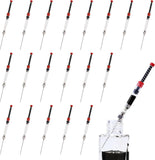 20 Pcs Fountain Pen Ink Syringe, Removable Blunt Syringe Fountain Pen, Elastic Spring Filling Tool, Refill and Convert Pen Ink Converter Cartridges In Australia - Darrahopens
