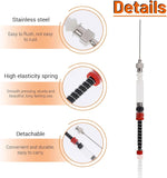 20 Pcs Fountain Pen Ink Syringe, Removable Blunt Syringe Fountain Pen, Elastic Spring Filling Tool, Refill and Convert Pen Ink Converter Cartridges In Australia - Darrahopens
