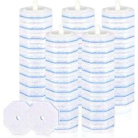 50 Count Toilet Wand Refills - Upgrade Fiber Toilet Brush, 5X Cleaning Power Toilet Scrubber Refill, Bathroom Cleaning Supplies, No Falling Apart | Fresh Fragrance In Australia - Darrahopens