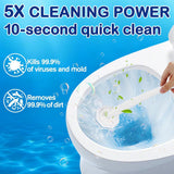 50 Count Toilet Wand Refills - Upgrade Fiber Toilet Brush, 5X Cleaning Power Toilet Scrubber Refill, Bathroom Cleaning Supplies, No Falling Apart | Fresh Fragrance In Australia - Darrahopens
