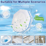 50 Count Toilet Wand Refills - Upgrade Fiber Toilet Brush, 5X Cleaning Power Toilet Scrubber Refill, Bathroom Cleaning Supplies, No Falling Apart | Fresh Fragrance In Australia - Darrahopens