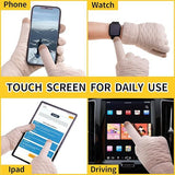 2 Pack Women's Winter Warm Touch Screen Gloves Womens Thermal Cable Knit Wool Fleece Lined Glove for Cold Weather