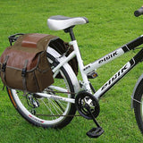 Bike Rack Bag Black Green Khaki Bicycle Panniers Bike Saddle Rear Rack Bag for Grocery Shopping Commuter Cycling Trip