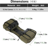 Bike Rack Bag Black Green Khaki Bicycle Panniers Bike Saddle Rear Rack Bag for Grocery Shopping Commuter Cycling Trip