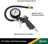 Tire inflator with Pressure Gauge - ST98100U