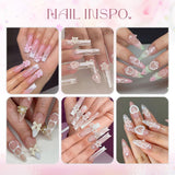 3D Nail Charms and Gems Set 7, 20PCS Chunky Butterfly Charms + 75PCS Coquette Nail Bows and Hearts + 3D Flowers for Nails with Rhinestones, Pearls, Diamonds and Picker Tools for Y2K Nail Decor In Australia - Darrahopens