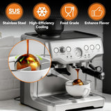 Upgrade 2 Pack Espresso Frozen Ball for Espresso Coffee, Stainless Steel Espresso Chilling Ball Espresso Cooler Espresso Machine Accessories