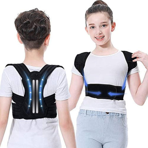 Professional Posture Corrector , Effective Upper Back Posture Brace for Teenagers Boys Girls Spinal Support to Improves Slouch, Prevent Humpback, Relieve Back Pain M