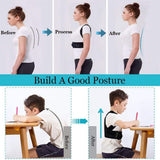 Professional Posture Corrector , Effective Upper Back Posture Brace for Teenagers Boys Girls Spinal Support to Improves Slouch, Prevent Humpback, Relieve Back Pain M