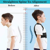 Professional Posture Corrector , Effective Upper Back Posture Brace for Teenagers Boys Girls Spinal Support to Improves Slouch, Prevent Humpback, Relieve Back Pain M