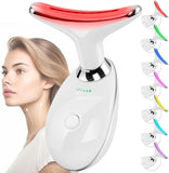 Facial Massager Face and Neck, Face 𝖲 culpting Wand Tool with 7 Color - Birthday, Christmas, Mothers Day, Valentines Day Gifts for Her Women Mom Best Friend Wife Teacher (White) In Australia - Darrahopens