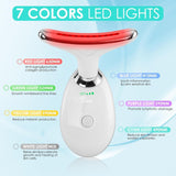 Facial Massager Face and Neck, Face 𝖲 culpting Wand Tool with 7 Color - Birthday, Christmas, Mothers Day, Valentines Day Gifts for Her Women Mom Best Friend Wife Teacher (White) In Australia - Darrahopens