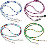 4Pcs Beaded Eyeglass Chains for Women & Girls, Sunglass Holder Strap Around Neck, Acrylic Glasses Hanger Keeper In Australia - Darrahopens