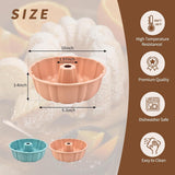silicone cake pan, silicone Cake Molds, Bakeware Non Stick 10 inch Pan for Jello,Gelatin,cake, Silicone Baking Molds for Cakes, Round Baking Pan (3 packs) In Australia - Darrahopens