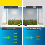 1 Set Magnetic Mosquito Net Window Screen, Adjustable Size with High Breathability, No Drilling Adhesive Installation, Insect-proof Design 130.0x150.01cm Black In Australia - Darrahopens