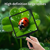 5X Flat Magnifying Glass, Made of Fresnel Lens, Can Be Used to Observe Small Objects. It Has Easy And Fashionable Shape, Ideal Gift for Mother's Day & Father's Day Black In Australia - Darrahopens