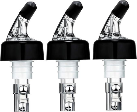 3 Pack Measured Liquor Pour Spout, Liquor Bottle Pourers, Pour Spout for Liquor Bottles, Bottle Pourers for Alcohol, Shot Pourer Cocktail Liquor Dispenser -1oz/30ml