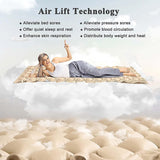 Alternating Pressure Pad Replacement - Inflatable Low Air Loss Mattress Topper for Pressure Ulcer and Sore Relief Treatment