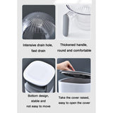 Large Rice Dispenser, Large Grain Container Storage with Lid Measuring Cylinder Moisture Proof Household Cereal Dispenser Bucket