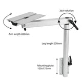 Removable Table Leg RV Accessories Detachable Height Adjustable Aluminum Alloy 360 Degree Rotation for Yachts RV Motorhome In Australia - Darrahopens