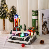 Christmas House Figurine Music Changing Snowman Art Crafts Decor For Christmas Holiday Party Desktop Decoration Christmas In Australia - Darrahopens