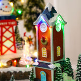 Christmas House Figurine Music Changing Snowman Art Crafts Decor For Christmas Holiday Party Desktop Decoration Christmas In Australia - Darrahopens