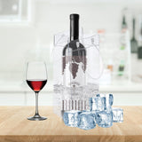 4 Pack Wine Ice Bag Beer Cooler Bag Portable Collapsible Clear PVC White Wine Chiller Ice Bag for Outdoor Party Cold In Australia - Darrahopens