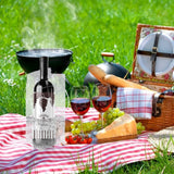 4 Pack Wine Ice Bag Beer Cooler Bag Portable Collapsible Clear PVC White Wine Chiller Ice Bag for Outdoor Party Cold In Australia - Darrahopens