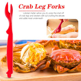 4Pcs Crab Legs Crackers - Crackers Picks Tools Set for Lobster, Crab, Crawfish, Prawns, Shrimp, Easy Opener Shellfish