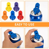 6 Pack Colorful Manual Easy Can Opener, 2024 New Soda Beer Leakproof Can Top Ring Opener Tool, Colorful Drink In Australia - Darrahopens