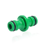 5Pack Double Male Hose Connectors Extender for Join 1/2 Inch and 3/4 Inch Garden Hose Pipe Tube Green