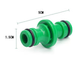 5Pack Double Male Hose Connectors Extender for Join 1/2 Inch and 3/4 Inch Garden Hose Pipe Tube Green In Australia - Darrahopens