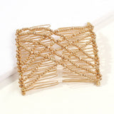Combs Stretch Double Clips Hair Combs Bun Maker Hair Accessories for Women Girls Thick and Thin Hair, Pack of 5 In Australia - Darrahopens