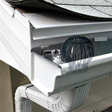 4PCS Gutter Guard Downspouts Filter Strainer Preventing Leaf Debris Branches Roof Moss From Clogging the Pipes