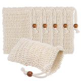 Soap Bag,5 Pack Natural Sisal Soap Saver Bag for Foaming and Drying The Soap Bar Shower Soap Bag (Beads) In Australia - Darrahopens
