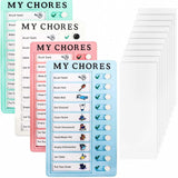 4 Pcs Checklist Board Detachable With 40 Blank Cardstocks Reminder，Multiple Lists Visual Schedule Boy Habit Planner Tracker In Australia - Darrahopens